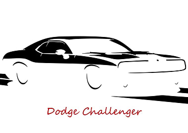 Dodge Challenger Silhouette