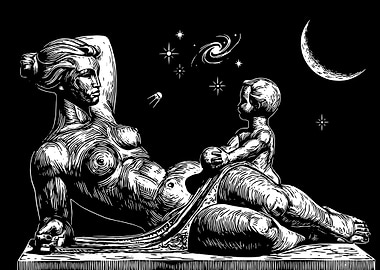 Cosmic Mother and Child
