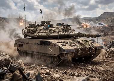 Tank in Combat