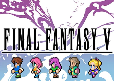 Final Fantasy V Pixel Art Characters