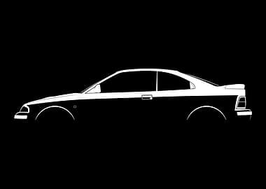 220 Turbo Coupe Silhouette