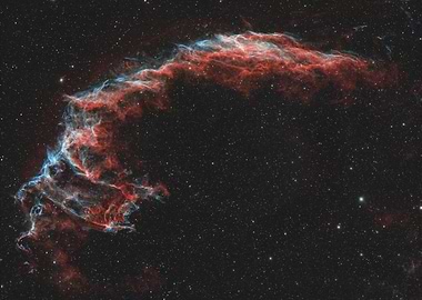 Veil Nebula in Space