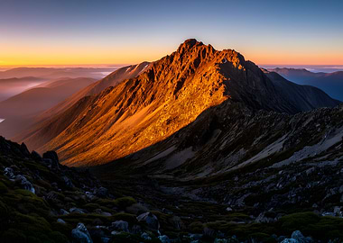 Golden Mountain Sunrise