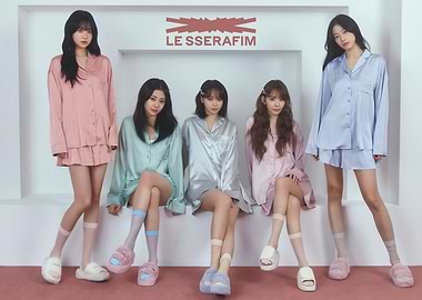 LE SSERAFIM in Pajamas