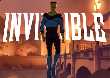 Invincible Superhero in Cityscape
