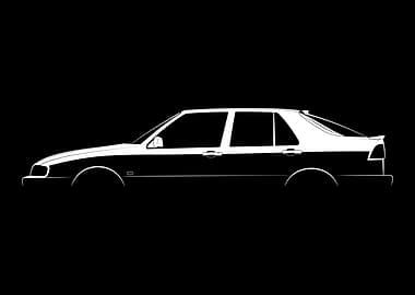 Saab 9000 Aero Silhouette