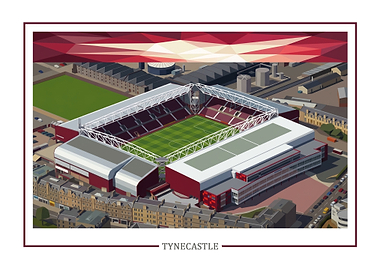 Tynecastle Stadium Illustration