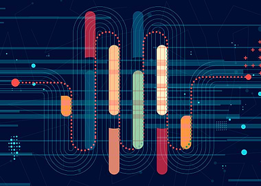 Abstract Digital Network Flow