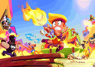 Brawl Stars Amber's Fire Attack