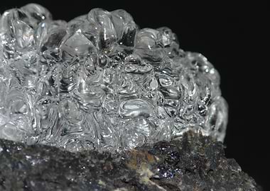 Hyalite — Liquid Glass Frozen in Stone