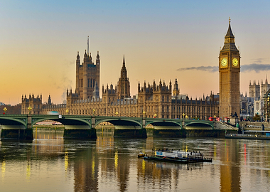 Big Ben and Houses of Parliament at Dusk