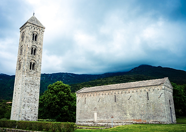 Ancient Church and Bell Tower