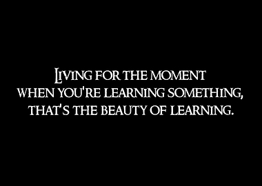 Inspirational quote about learning