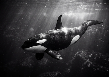 Orca Whale Underwater