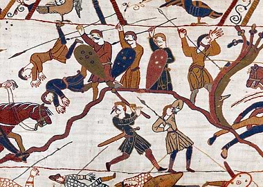 Warriors Defending a Hill Bayeux Tapestry Scene 53