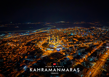 Kahramanmaraş Cityscape at Night