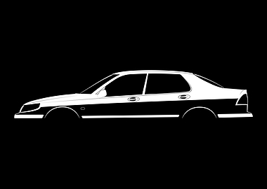 9-5 Aero (1999) Silhouette