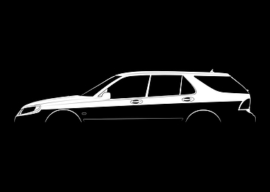 9-5 SportCombi (2005) Silhouette
