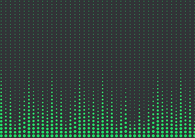 Green Halftone Dots Abstract Background