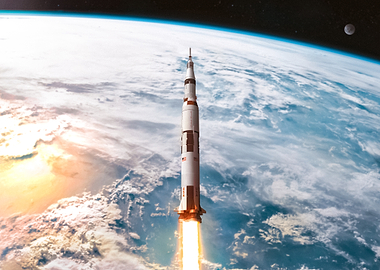 Saturn V Rocket Launch