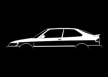 9-3 Viggen Silhouette