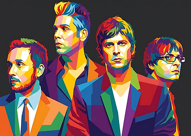 Matchbox Twenty Pop Art Portrait