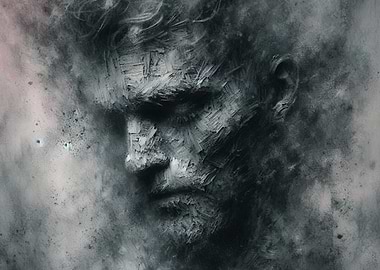 Abstract Portrait of a Man