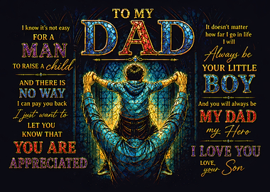 To My Dad, Father day gift