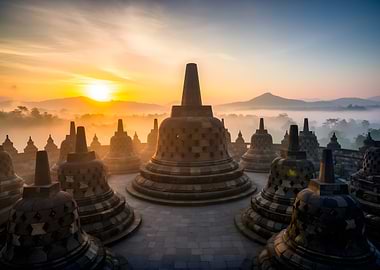 Borobudur Temple Sunrise