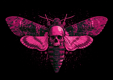 Death's Head Moth Skull