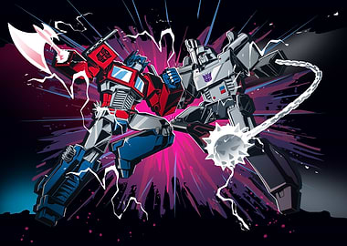 Cybertron’s Final Stand: Optimus Prime vs Megatron