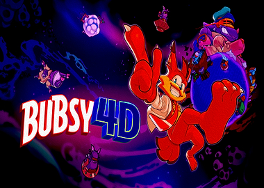 Bubsy 4D Game Art