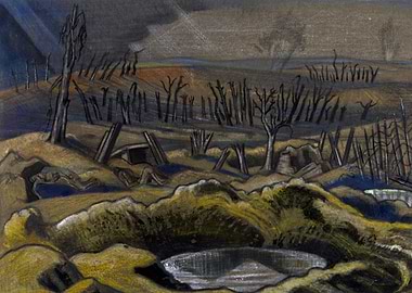 The Field of Passchendaele by Paul Nash WW1 Historical Art