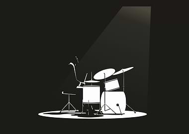 Drummer in Spotlight