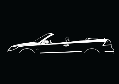 9-3 Convertible (2008) Silhouette