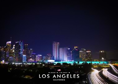 Los Angeles Skyline at Night