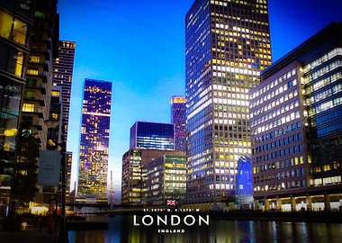 London Cityscape at Dusk