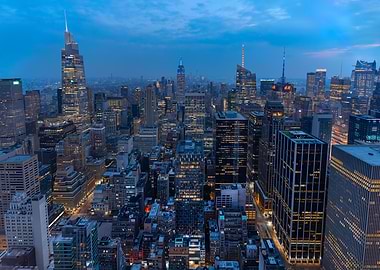 New York City Skyline at Dusk