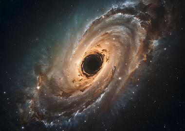 Black Hole and Galactic Swirl