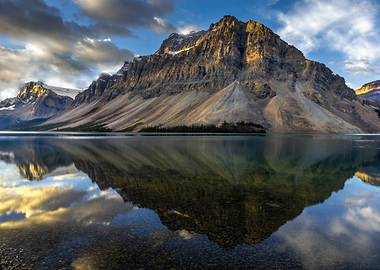 Mountain Reflection in Lake