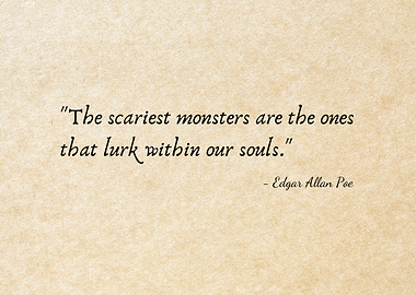 Edgar Allan Poe Quote on Souls