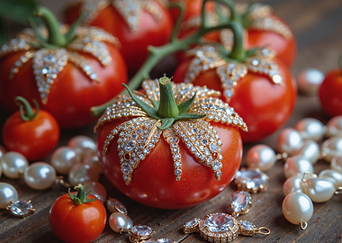 Jeweled Tomatoes and Pearls