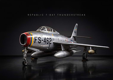 Republic F-84F Thunderstreak Jet