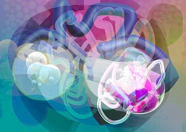 Abstract Swirling Forms