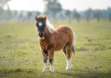 Shetland Pony With a Sweet Stare