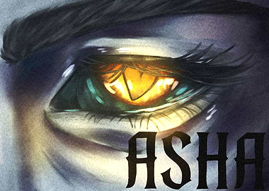 Asha Eye with Text