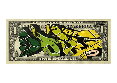 DOPE — Modern Dollar Typography Artwork