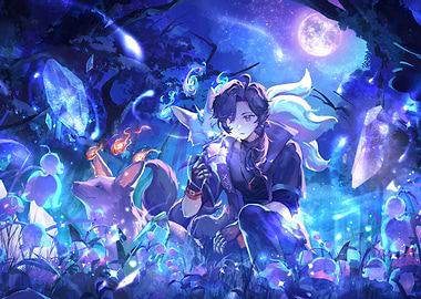 Among the Crystals and Lily Bells