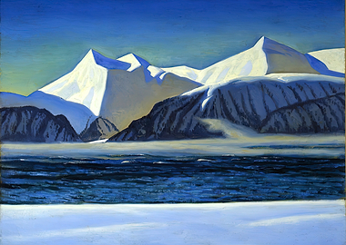 Arctic Landscape Painting