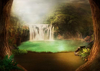 Enchanted Waterfall Paradise